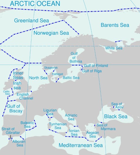 barents sea world map