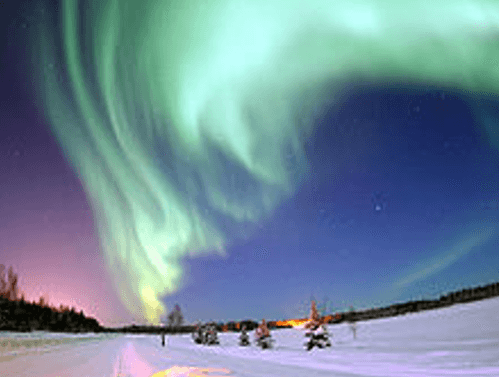 Effects of solar wind – Aurora