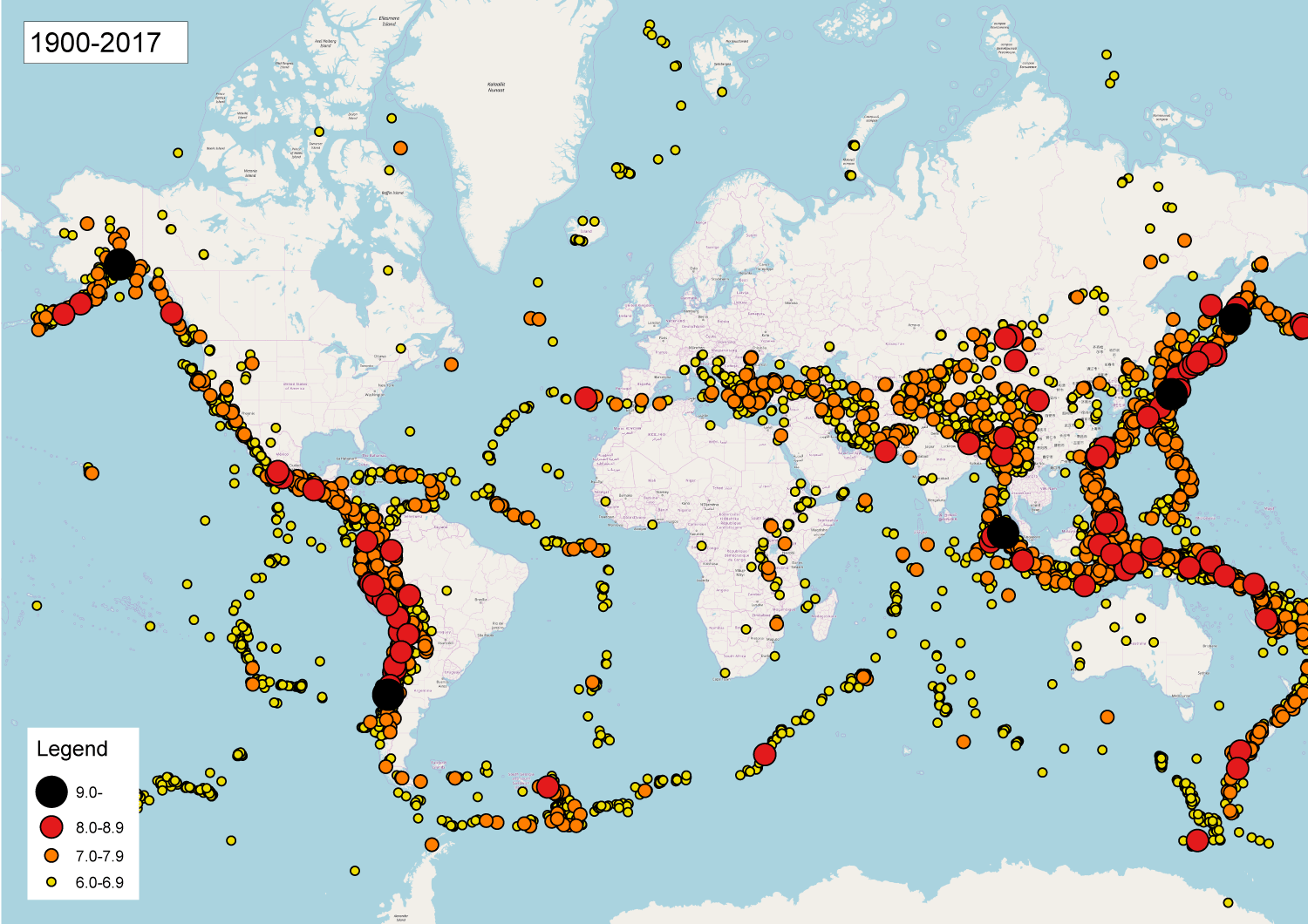 map 1 distribution of earthquake        <h3 class=
